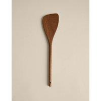 M&S Acacia Wooden Angled Spatula Natural