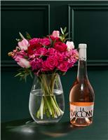 Mother s Day Ranunclus Bouquet with La Balconne Ros Wine