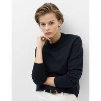 M&S Air-Yarn Crew Neck Jumper Midnight Navy