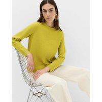 M&S Air-Yarn Crew Neck Jumper Moss