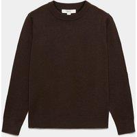 M&S Air-Yarn Crew Neck Jumper Bitter Chocolate