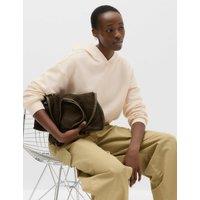M&S Cotton Rich Hoodie Vanilla