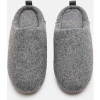 M&S Felt Back Tab Mule Slippers Dark Grey