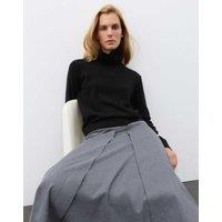 Autograph Pure Cashmere Roll Neck Jumper Black