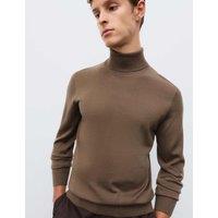 Autograph Pure Extra Fine Merino Wool Roll Neck Jumper Truffle