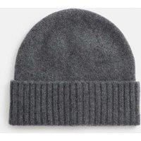 M&S Pure Cashmere Beanie Hat Charcoal
