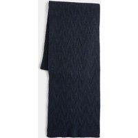 M&S Cable Knit Scarf Navy
