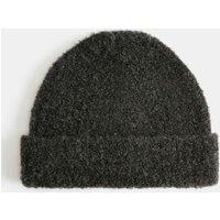 Autograph Merino Wool Rich Beanie Grey Marl