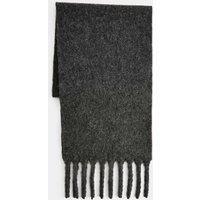 Autograph Wool Rich Scarf Grey Marl