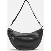 M&S Textured Pebble Grain Cross Body Bag Black