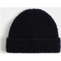 Autograph Merino Wool Rich Beanie Dark Navy