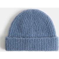 Autograph Merino Wool Rich Beanie Smokey Blue