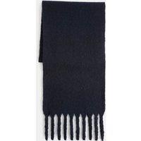 Autograph Wool Rich Scarf Dark Navy