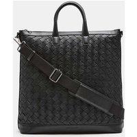 Autograph Leather Zip Tote Bag Black
