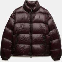 Autograph Feather and Down Quilted Puffer Jacket Teak
