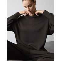Autograph Scuba Lounge Sweatshirt Dark Chocolate