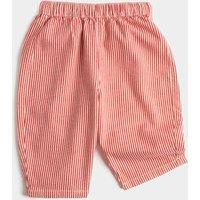 M&S Patterned Elasticated Waist Trousers Red Mix