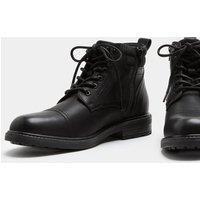 M&S Lace Up Casual Boots Black