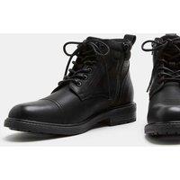 M&S Lace Up Casual Boots Black