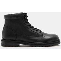 Autograph Leather Lace Up Casual Boots Black