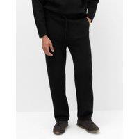 M&S Regular Fit Knitted Joggers Black