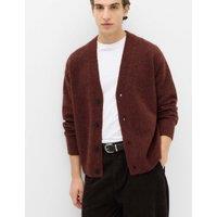 M&S Lofty Knitted Cardigan Henna