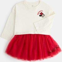 M&S Minnie Mouse Top & Bottom Outfit (2-8 Yrs) Rouge
