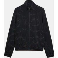 Goodmove Stormwear Reflective Funnel Neck Running Jacket Black Mix