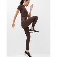 Goodmove Light As Air High Waisted Yoga Leggings Dark Chocolate