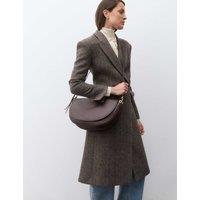 Autograph Leather 3 Part Construction Shoulder Bag Oxblood