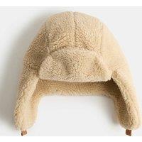 M&S Kids' Borg Trapper Hat (3-13 Yrs) Neutral