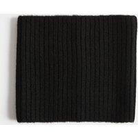 M&S Ribbed Snood Black
