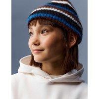 M&S 3pk Striped Hats Brown Mix