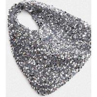 M&S Kids' Sequin Bag Silver