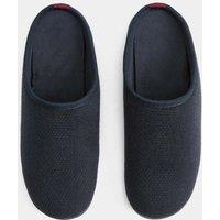 M&S Textured Mule Slippers Navy