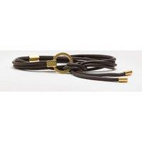 M&S Rope Waist Belt Dark Chocolate