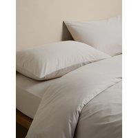 M&S Pure Cotton 180 Thread Count Bedding Set Linen