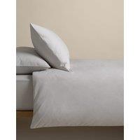 M&S Pure Cotton 180 Thread Count Bedding Set Dove