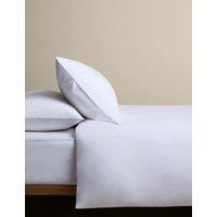 M&S Cotton Blend Easy Care Bedding Set White