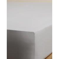 M&S Easy Care Cotton Blend Fitted Sheet Dove