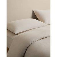 M&S Cotton Blend Easy Care Bedding Set Linen