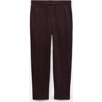 Autograph Drop Needle Pure Cotton Straight Leg Joggers Teak