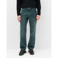 M&S Straight Fit Authentic Rigid Jeans Green Tint
