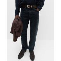 M&S Straight Fit Authentic Rigid Jeans Blue/Black