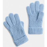 M&S Kids Ribbed Gloves Green Mix