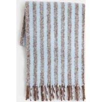 M&S Chunky Striped Fashion Scarf (6-13 Yrs) Blue Mix