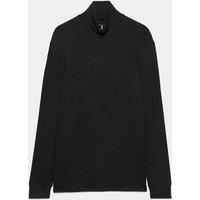 Autograph Thermal Roll Neck Top with Cashmere Black