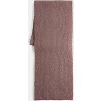 M&S Ribbed Scarf with Cotton Rosewood