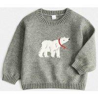M&S Polar Bear Jumper Khaki