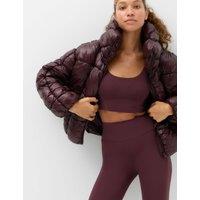 Goodmove Stormwear High Shine Puffer Jacket Mulberry
